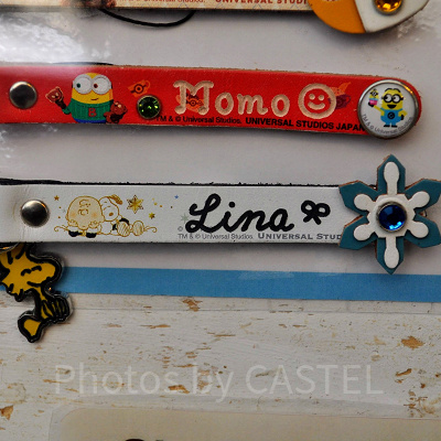 スヌーピーのレザートリーティストラップ