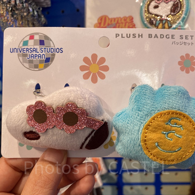 スヌーピーのマスコットバッジセット（2個）