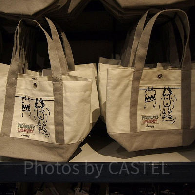 スヌーピーPEANUTS LAUNDRY（ピーナッツ・ランドリー）のトートバッグ