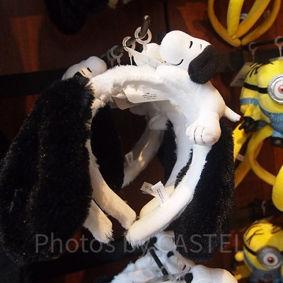 スヌーピーたれ耳＆ぬいぐるみカチューシャ