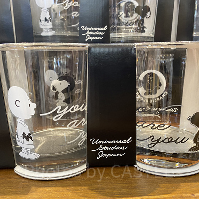 ペアグラス（USJスヌーピー春夏グッズ）