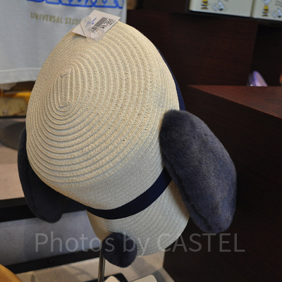 スヌーピー麦わらバケットハット