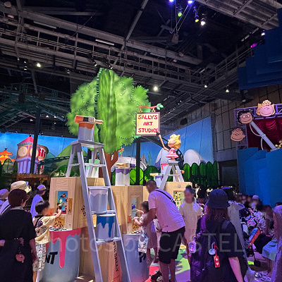 スヌーピースタジオのプレイランドの様子