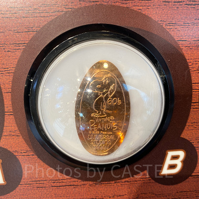 スヌーピー「VINTAG PEANUT」のスーベニアメダリオン