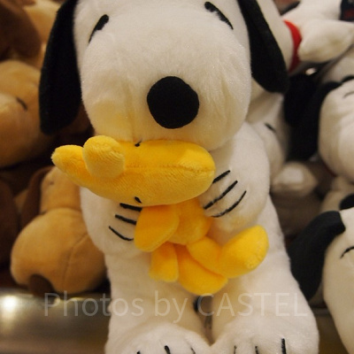 スヌーピー＆ウッドストックぬいぐるみ