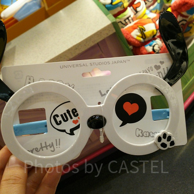 スヌーピーの伊達眼鏡/ユニバーサルスタジオストアで撮影