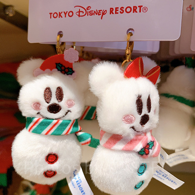 スノーミッキー＆スノーミニーチャームセット