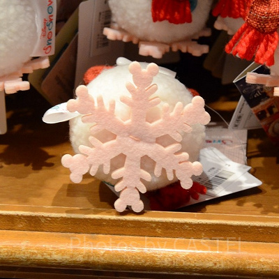 下は雪の結晶