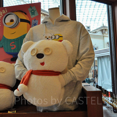 雪だるまティムのハンドマフクッション