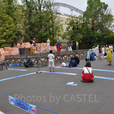 ずぶ濡れエリアとキッズエリア／ワンピースウォーターバトル