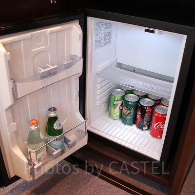 冷蔵庫のソフトドリンク