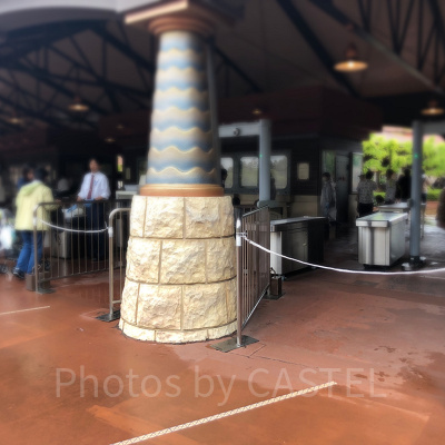 ディズニーシーのサウスゲートの様子