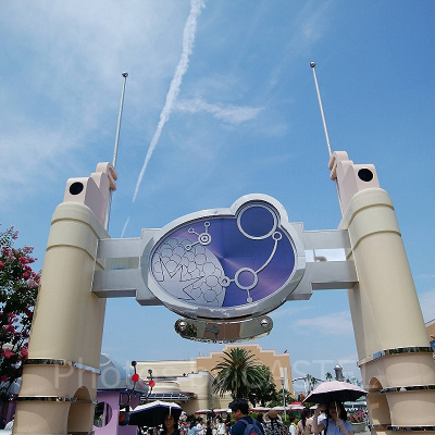 スペースファンタジーザライド看板／USJ