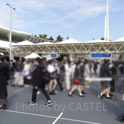 スペースマウンテンの混雑状況／9:50