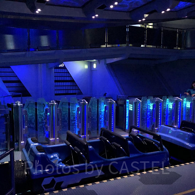 スペースマウンテンの乗り場