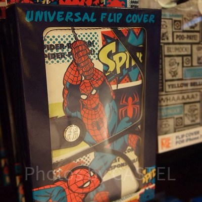 スパイダーマンコミック風スマホケース