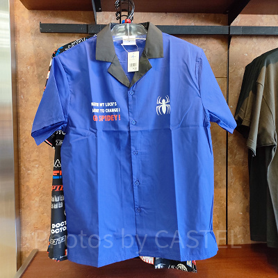 スパイダーマンシャツ(青)