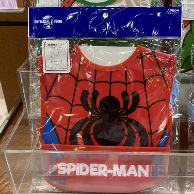 スパイダーマンのお食事エプロン