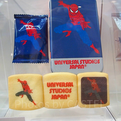 スパイダーマンのプリントクッキー
