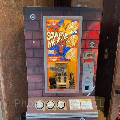 スパイダーマンのスーベニアメダリオン