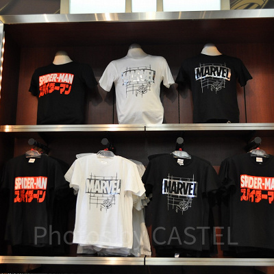 スパイダーマンのTシャツ