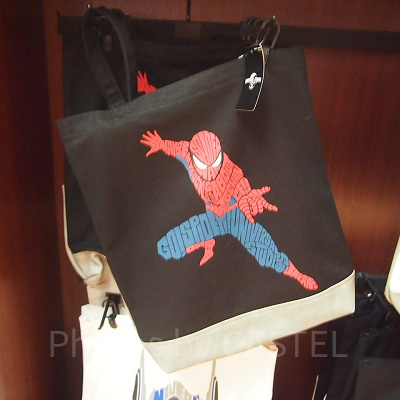 スパイダーマンタイポグラフィトートバッグ
