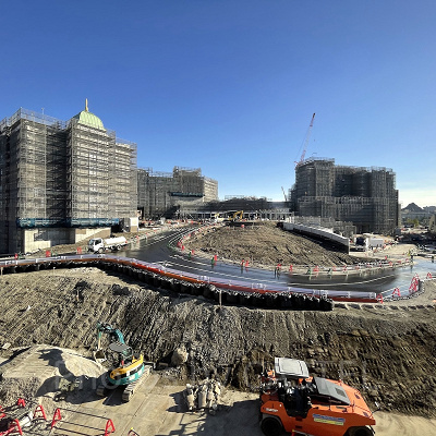 ディズニーシー新エリアの様子