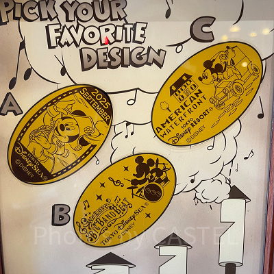 スチームボートミッキーズ スーベニアメダル（2025年9月）