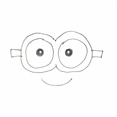 【ステップ2】小さな黒目を描く