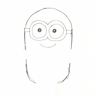 【ステップ4】全体を想像しながら、下半身を描く