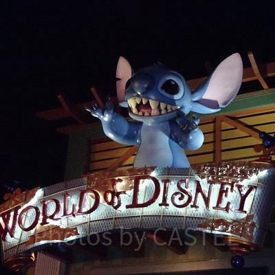 スティッチ。水をかけてくるので注意！