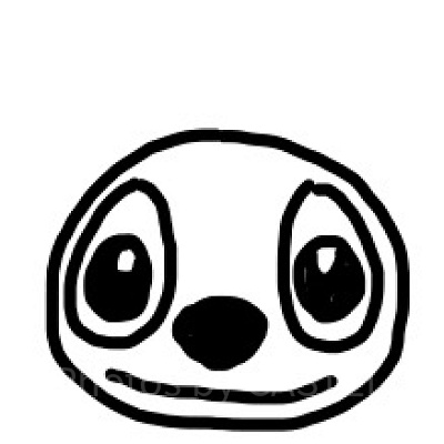 つぶらな大きな瞳がスティッチの魅力！