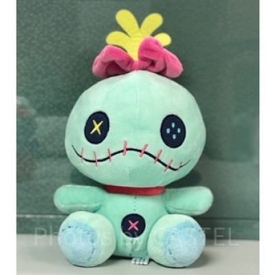スティッチ スクランプ ぬいぐるみバッジ クリスマス ディズニーキャラクター／リロ＆スティッチ／ ぬいぐるみバッジ