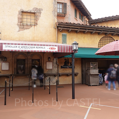 ディズニーシーのベビーカー＆車イス・レンタル