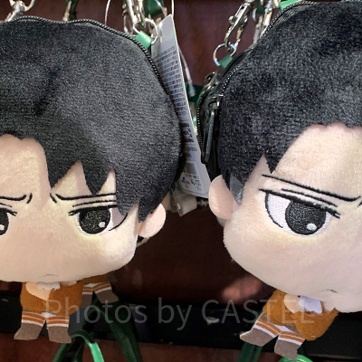 ぬいぐるみポーチ（リヴァイ）〔USJ×進撃の巨人〕