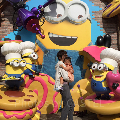 ミニオン・パークにこんな豪華なフォトスポットが！