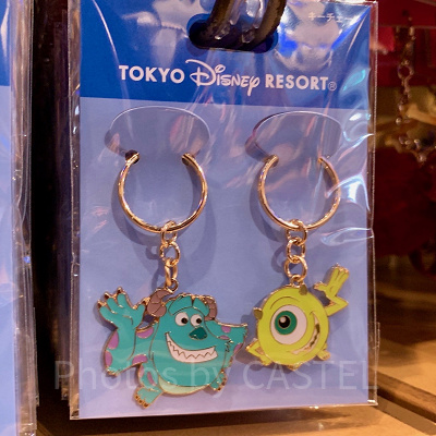 サリー＆マイク・ワゾウスキーのディズニーペアキーチェーン