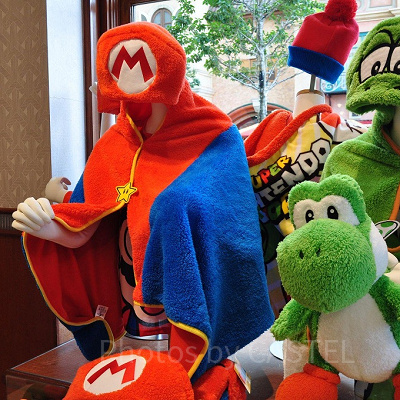 スーパーマリオ「マリオ」のフード付きブランケット