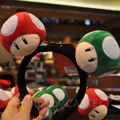 USJカチューシャまとめ売り　マリオ　ルイージ　テレサ　キノコ USJ - マリオ スーパーキノコ カチューシャ ユニバの通販 by