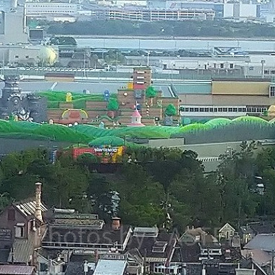 リーベルホテルから観た「SUPER NINTENDO WORLD」