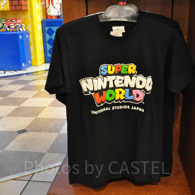 スーパーニンテンドーワールドTシャツ黒