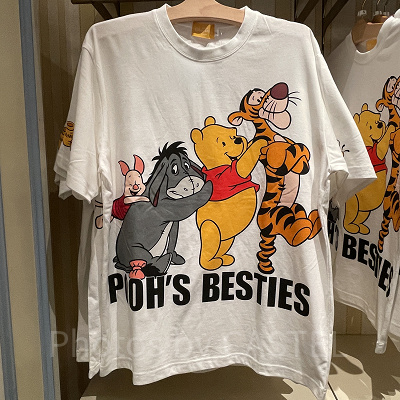 Tシャツ表（くまのプーさんべスティーズグッズ）