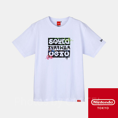 Tシャツ白 SQUID or OCTO Splatoon