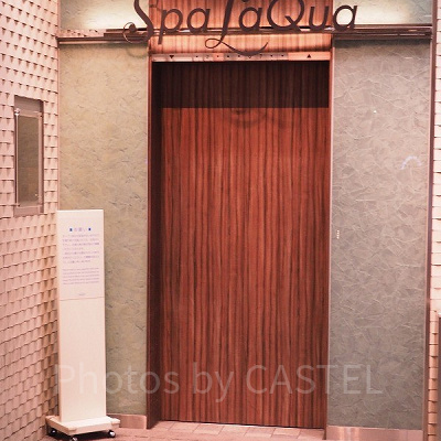 スパラクーアまでは直通のエレベーターで移動します