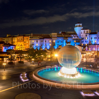 ディズニーリゾートラインのベランダより撮影<br />設定：16㎜ SS13.0 F11 ISO100