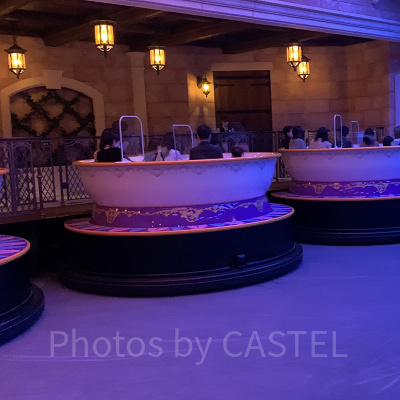 ティーカップ型のライド