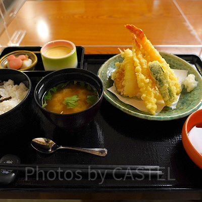 ディズニーランド食べ物;天麩羅膳