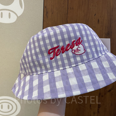 テレサのギンガムチェックバケットハット