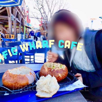 パシフィック・ワーフ・カフェのテラス席