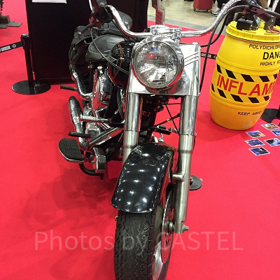 ターミネーターの映画撮影に使用されたバイク現物（東京コミコン2018で撮影）